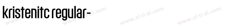 kristenitc regular字体转换 kristenitc regular字体转换